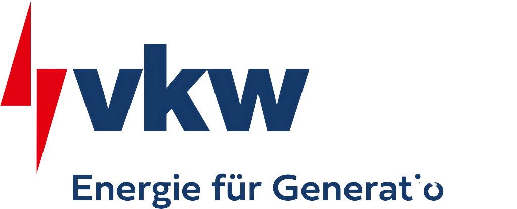 Das vorhandene VKW Logo unverändert beibehalten, nur den weißen Hintergrund vollständig transparent entfernen. Logo, Farben, Text und Proportionen exakt erhalten.