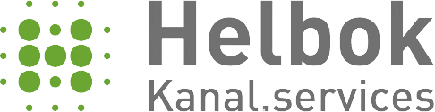 Das vorhandene Helbok Logo unverändert beibehalten, nur den weißen Hintergrund vollständig transparent entfernen. Logo, Farben, Text und Proportionen exakt erhalten.