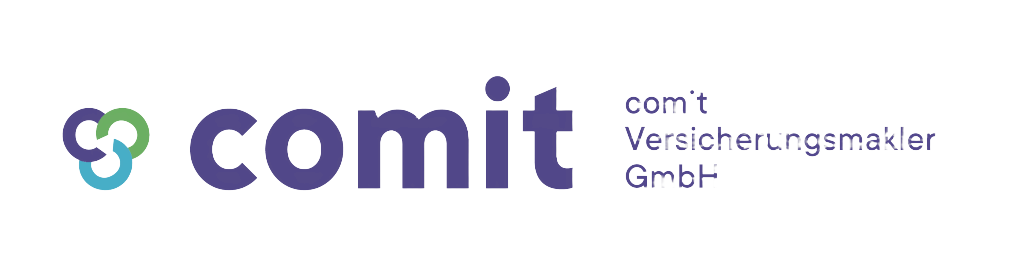 Das vorhandene Comit Logo unverändert beibehalten, nur den weißen Hintergrund vollständig transparent entfernen. Logo, Farben, Text und Proportionen exakt erhalten.